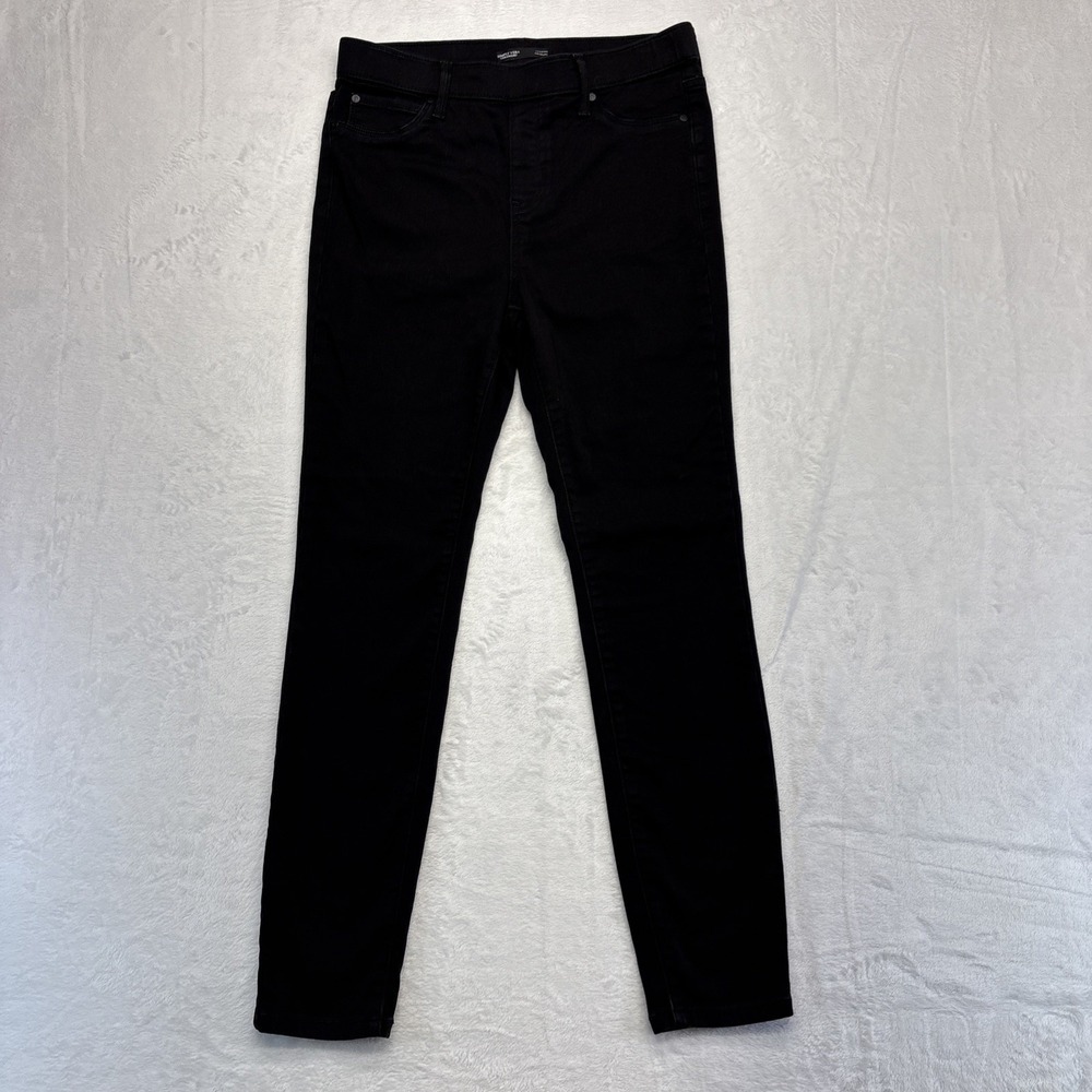 Simply Vera Wang Women's Size M Black Denim Pull-on Skinny Jeans Leggings